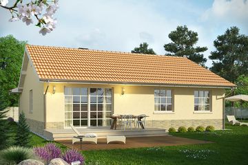  Projekt domu Floryda (WRN1381) - projekt domu parterowego - Zdjęcie 2