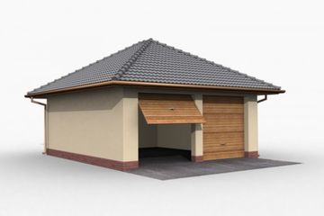  Projekt budynku gospodarczego G32 budynek gospodarczy (SLN1811) - projekt budynku parterowego - Zdjęcie 3