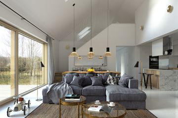  Projekt domu Ekonomiczny 4A (WAW1093) - projekt domu parterowego - Zdjęcie 6