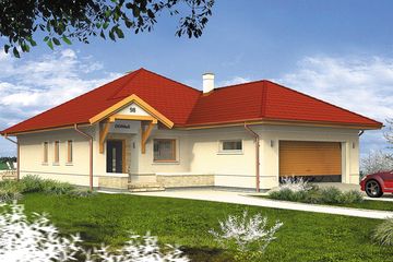  Projekt domu Planeta II (WRH1218) - projekt domu parterowego - Zdjęcie 2