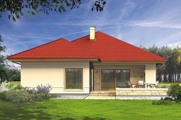  Projekt domu Planeta II (WRH1218) - projekt domu parterowego - Zdjęcie 3