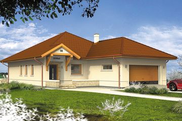  Projekt domu Planeta II (WRH1218) - projekt domu parterowego - Zdjęcie 5