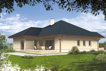  Projekt domu Planeta II (WRH1218) - projekt domu parterowego - Zdjęcie 8