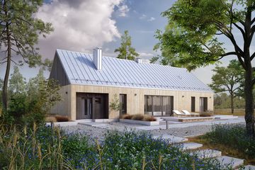  Projekt domu Jemioła (BSA2118) - projekt domu parterowego - Zdjęcie 4