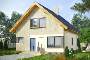  Projekt domu Panorama 2 (WRN1384) - projekt domu parterowego z poddaszem - Zdjęcie 2