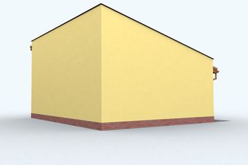  Projekt budynku gospodarczego G85 szkielet drewniany budynek gospodarczy (SLN2449) - projekt budynku parterowego - Zdjęcie 4