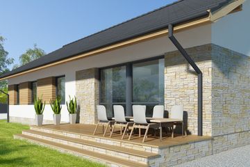  Projekt domu Arosa II DCB115a (WOB1678) - projekt domu parterowego - Zdjęcie 4