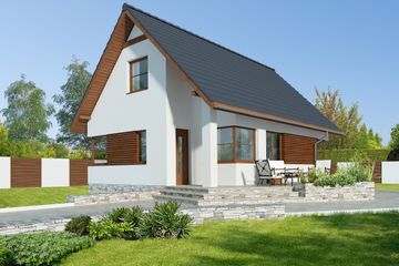  Projekt domu Arras II LMP284a (WRB1591) - projekt domu parterowego - Zdjęcie 1