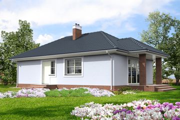  Projekt domu Corte III LMB62b (WRB1592) - projekt domu parterowego - Zdjęcie 3