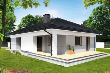  Projekt domu Zelandia (SKA1058) - projekt domu parterowego - Zdjęcie 2