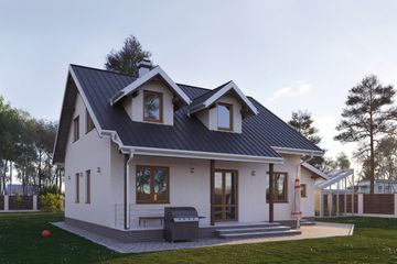  Projekt domu Stojan (755) (KRD1866) - projekt domu parterowego z poddaszem - Zdjęcie 3