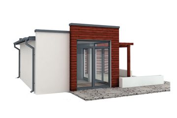  Projekt domu letniskowego Palmas szkielet drewniany dom letniskowy (SLN2484) - projekt domu letniskowego parterowego - Zdjęcie 3