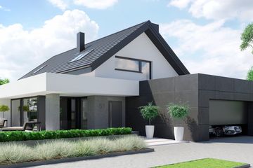  Projekt domu HomeKoncept 51 (KRX1061) - projekt domu parterowego z poddaszem - Zdjęcie 1