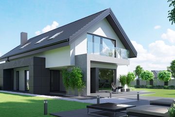  Projekt domu HomeKoncept 51 (KRX1061) - projekt domu parterowego z poddaszem - Zdjęcie 3