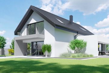  Projekt domu HomeKoncept 51 (KRX1061) - projekt domu parterowego z poddaszem - Zdjęcie 4