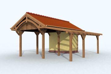  Projekt budynku gospodarczego G67 budynek gospodarczy (SLN1843) - projekt budynku parterowego - Zdjęcie 4