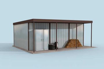  Projekt budynku gospodarczego GB10 projekt budynku gospodarczego (SLN2074) - projekt budynku parterowego - Zdjęcie 4