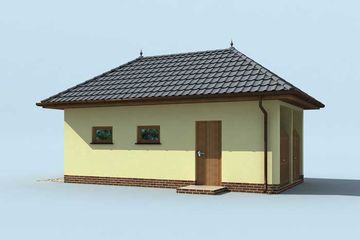  Projekt budynku gospodarczego G204 budynek gospodarczy (SLN1982) - projekt budynku parterowego - Zdjęcie 4