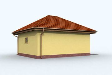  Projekt budynku gospodarczego G102 budynek gospodarczy (SLN1877) - projekt budynku parterowego - Zdjęcie 3