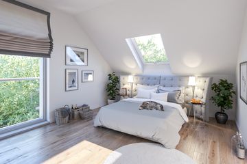  Projekt domu Ajaks Modern (WOE1111) - projekt domu parterowego z poddaszem - Zdjęcie 5