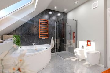  Projekt domu Ajaks Modern (WOE1111) - projekt domu parterowego z poddaszem - Zdjęcie 10