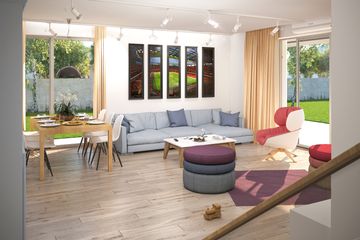  Projekt domu Ajaks Modern (WOE1111) - projekt domu parterowego z poddaszem - Zdjęcie 12