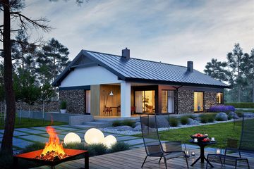  Projekt domu Daniel II G1 energo (WRC2683) - projekt domu parterowego - Zdjęcie 3