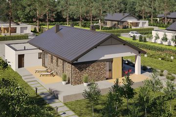  Projekt domu Daniel II G1 energo (WRC2683) - projekt domu parterowego - Zdjęcie 4