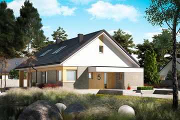  Projekt domu Daniel IV energo (WRC2685) - projekt domu parterowego - Zdjęcie 2