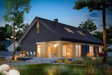  Projekt domu Daniel IV G2 energo (WRC2686) - projekt domu parterowego - Zdjęcie 3