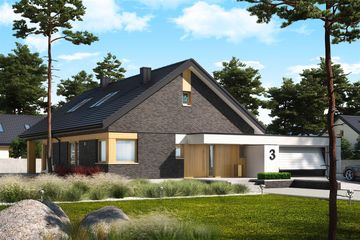  Projekt domu Daniel IV G2 energo (WRC2686) - projekt domu parterowego - Zdjęcie 4