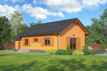  Projekt domu Miłków 6g dws (KRP2105) - projekt domu parterowego - Zdjęcie 2