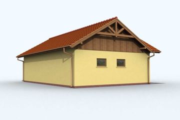  Projekt budynku gospodarczego G71 budynek gospodarczy (SLN1846) - projekt budynku parterowego - Zdjęcie 4