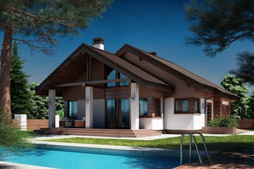  Projekt domu Nel (BSB1108) - projekt domu parterowego - Zdjęcie 1