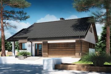 Projekt domu Nel 2G (BSB1128) - projekt domu parterowego - Zdjęcie 2