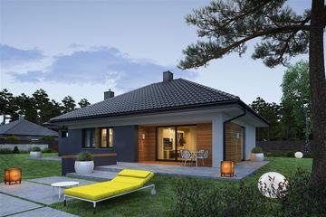  Projekt domu Mini 1 G1 energo (WRC2687) - projekt domu parterowego - Zdjęcie 4