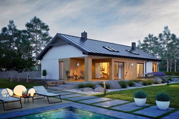  Projekt domu Daniel III G2 energo (WRC2688) - projekt domu parterowego - Zdjęcie 5