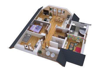  Projekt domu BS-10 wariant z lokalem (JGC1177) - projekt domu parterowego z poddaszem - Zdjęcie 5