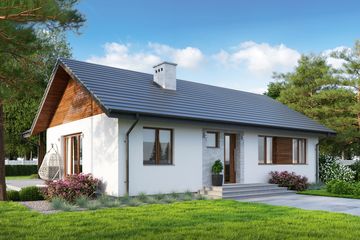  Projekt domu Eco 03 (WOZ1014) - projekt domu parterowego - Zdjęcie 4