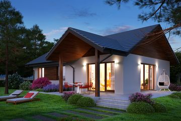  Projekt domu Eco 03 (WOZ1014) - projekt domu parterowego - Zdjęcie 3