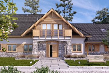  Projekt pensjonatu Świerszcz Pensjonat, Hotel, Dom weselny (BSA2123) - projekt pensjonatu z pełnym piętrem - Zdjęcie 3