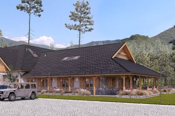  Projekt pensjonatu Świerszcz Pensjonat, Hotel, Dom weselny (BSA2123) - projekt pensjonatu z pełnym piętrem - Zdjęcie 4