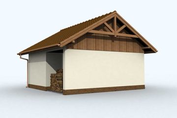  Projekt budynku gospodarczego G73 budynek gospodarczy (SLN1848) - projekt budynku parterowego - Zdjęcie 4