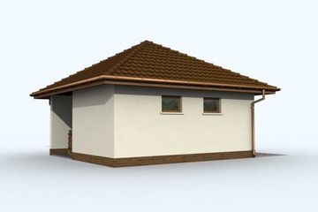  Projekt budynku gospodarczego G74 budynek gospodarczy (SLN1849) - projekt budynku parterowego - Zdjęcie 4