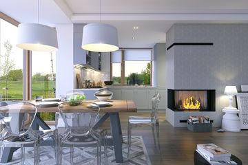  Projekt domu Przytulny 1 (WAW1094) - projekt domu parterowego z poddaszem - Zdjęcie 4