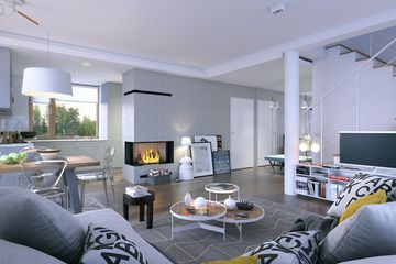  Projekt domu Przytulny 1 (WAW1094) - projekt domu parterowego z poddaszem - Zdjęcie 5