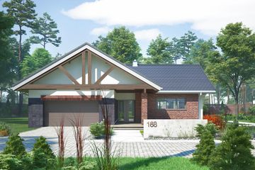  Projekt domu Artemida (1605) (KRD2754) - projekt domu parterowego - Zdjęcie 5