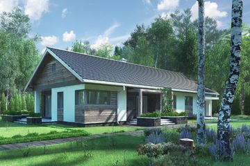  Projekt domu Daktyl (1604) (KRD2753) - projekt domu parterowego - Zdjęcie 1