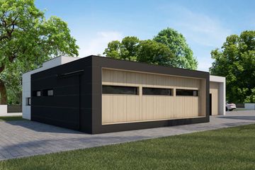  Projekt budynku usługowego Pawilon handlowy PH229 (SKA1059) - projekt budynku parterowego - Zdjęcie 2