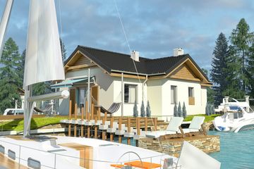  Projekt domu Rokitniczka bez garażu [B] (WRF1802) - projekt domu parterowego - Zdjęcie 2